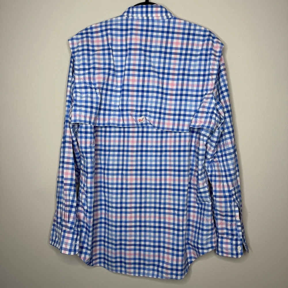 Vineyard Vines Harbor Performance Plaid Shirt. - Picture 7 of 7